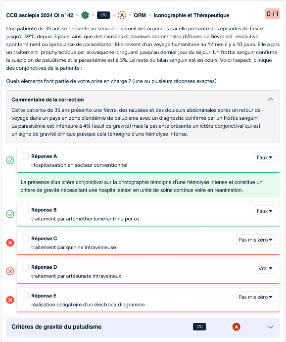 Correction détaillée d’un dossier progressif, proposition par proposition